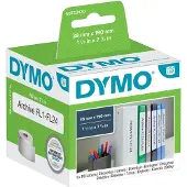 Dymo Etikettrulle 38 x 190 mm Papper Vit 110 st Permanent S0722470 Mappetiketter
