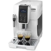 De'Longhi Machine expresso automatique avec broyeur - DELONGHI Dinamica ECAM350.35.W - Buse vapeur - 15 bar - Machine à café grains - Blanc vit