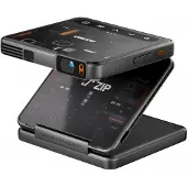 Aurzen ZIP Tri-Fold Portable Mini Projector (Black/Cyber)