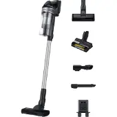Samsung VS15A60AGR5, Skaftdammsugare, 2-i-1, Utan påse, Silver, Torr, HEPA, Cyklonisk/filtrering