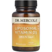 Dr. Mercola , Liposomalt Vitamin D3, 5 000 IU, 90 Kapslar