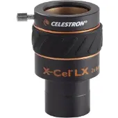 Celestron X-Cel LX 1,25 2x Barlowlins, 55 mm, 85 mm, 50 mm, 300 g, Kina