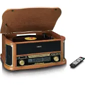 Lenco TCD-2551WD - Skivspelare - 2 x 5 Watt - trä