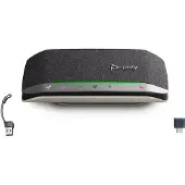 Poly Sync 20+M - Smart högtalartelefon - Bluetooth - kabelansluten, trådlös - USB-A, USB-C - svart - Certifierad för Microsoft-teams