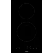 Gorenje ECT322BCSC - Keramisk häll - 2 kokplattor - Fördjupning - bredd: 28.3 cm - djup: 49 cm facetterad front - svart