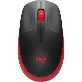Logitech M190 trådlös optisk mus röd