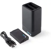 GoPro Dual Battery Charger + Battery - battery charger - with battery - Li-Ion *DEMO*