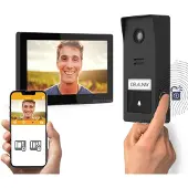 Extel Video-porttelefon WiFi Porttelefoner-modul, Monitor Antracit, Svart