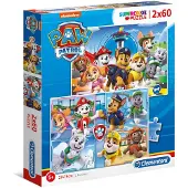 Clementoni Paw Patrol Pussel 2x60 Bitar