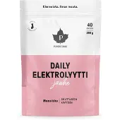 Puhdistamo Reningsverk Dagligt elektrolytpulver, jordbær, 200 g