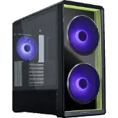 Lian Li Lancool 217 INF - Mid tower - SSI EEB - genomskinlig sidopanel (härdat glas) - ingen strömförsörjning (ATX) - svart - USB/ljud