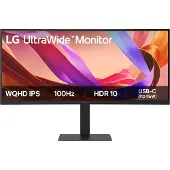 LG Curved PC-skärm - - 34’’ - WQHD - 100Hz - IPS-panel - 5ms - Höjdjusterbar - 34U650A-B