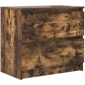 vidaXL TV-bänk rökt ek 60x35x54 cm konstruerat trä
