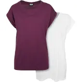 Urban Classics Extended Shoulder T-shirt Med Korta ärmar 2 Enheter