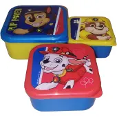Licens Paw Patrol matlåde-set - 3-pack barnmatlådor