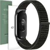 Tech-Protect Xiaomi Smart Band 8/9 NFC Nylon Reim - Svart