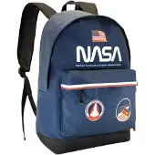 Super Merchant Skolryggsäck med två fack Nasa Infinity Mörkblå 30X41X18Cm