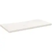 vidaXL Skrivbordsskiva vit 80x40x2,5 cm massiv furu