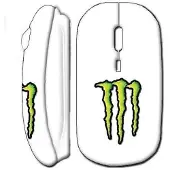 CAPACHEAP Souris Sans Fil M Energy Monster Blanc