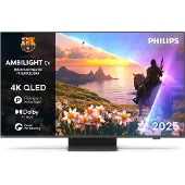 Philips 43PUS8600 - 43" Diagonal klass LED-bakgrundsbelyst LCD-TV - QLED - Smart TV - TITAN OS - 4K UHD (2160p) 3840 x 2160 - HDR - pistolmetall