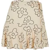 Urban Classics Kjol ljusbeige / svart
