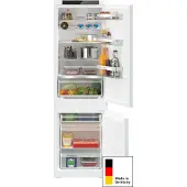 Siemens iQ300 KI86VVSE0 - Integrerat kyl/frysskåp - bottenfrys - bredd: 56 cm - djup: 55 cm - höjd: 177,5 cm - 267 liter - Klass E - Glidande gångjärn