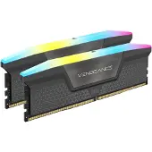Corsair Vengeance RGB - DDR5 - sats - 64 GB: 2 x 32 GB - DIMM 288-pin - 6000 MT/s / PC5-48000 - CL40 - 1.35 V - ej buffrad - grå