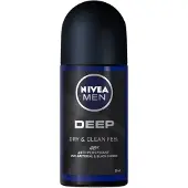Nivea Men Deep Dry & Clean Feel Anti-Perspirant Roll-On – 50 ml