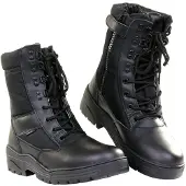 101 Inc Fostex Sniper Boots Side Zip (Färg: Svart, Storlek: 42)