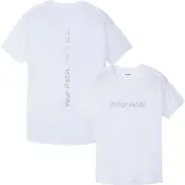Nnormal - Vandringskläder dam - Race T-Shirt 02 W White för Unisex - Storlek L - Vit