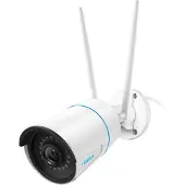 Reolink W320 - Nätverksövervakningskamera - kula - utomhusbruk - vattenfast - färg (Dag&Natt) - 5 MP - 2560 x 1920 - fast lins - ljud - trådlös - Wi-Fi - LAN 10/100 - H.264 - DC 12 V