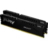 Kingston FURY Beast - DDR5 - sats - 64 GB: 2 x 32 GB - DIMM 288-pin - 6000 MT/s / PC5-48000 - CL36 - 1.35 V - ej buffrad - on-die ECC