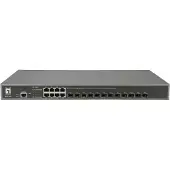 LevelOne Switch 8x GE GTL-2091 12xGSFP 19".