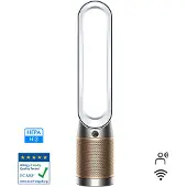 Dyson Purifier Cool Formaldehyde - Bladlös kylfläkt/renare - golvstående - vit/guld