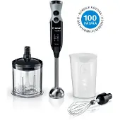 Bosch ErgoMixx MSM67160 - Handmixer - 750 W - svart/grå