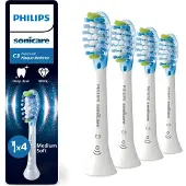 Philips Sonicare C3 Premium Plaque Defense tandborsthuvuden – vita – 4-pack