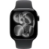 Apple - Band för smart klocka - 42mm - storlek S/M - svart - för Watch Hermès Series 7, Hermès Series 9, SE 3, Series 10, Series 11, Series 8, Seri...