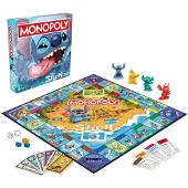 Hasbro Monopoly Stitch Brädspel, ENG