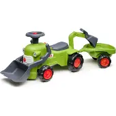 Falk barntraktor Claas med släp och lastare