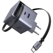 UGREEN 65w Gan Usb-a-och Usb-c-väggladdare