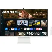 Samsung S32FM801UU LED-skärm EEK F (A - G) 81.3 cm (32 tum) 3840 x 2160 pixel 16:9 4 ms HDMI, USB 2.0, USB-C, WiFi, Bluetooth VA LED