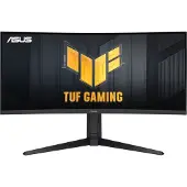 Asus TUF Gaming VG34VQL3A - LED-skärm - spel - böjd - 34 (34 visbar) - 3440 x 1440 WQHD @ 180 Hz - VA - 400 cd/m² - 4000:1 - DisplayHDR 400 - 1 ms - HDMI, DisplayPort - högtalare - svart