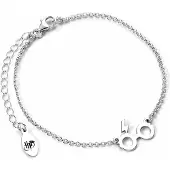 Ginza.se Harry Potter: Sterling Silver Glasses & Lightning Bolt Charm Bracelet