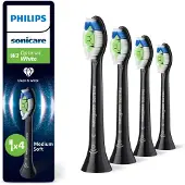 Philips Sonicare W2 Optimal White Toothbrush Heads - HX6064 Black 4 pieces