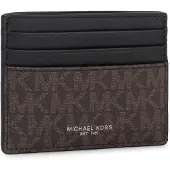 Michael Kors för män. 39F9LGYD2B Greyson Korthållare stor med logotyper brun, svart (OSFA), Casual, Presenning