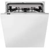Whirlpool WIC 3C34 PFE S - Diskmaskin - inbyggd - Nisch - bredd: 60 cm - djup: 56 cm - höjd: 82 cm - silver