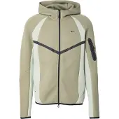 Nike Luvtröja Tech Fleece Vindjacka FZ - Silver Sage/Jade Horizon, storlek X-Large