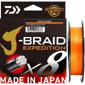 Daiwa J-Braid Expedition 150m Smash Orange