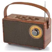 TIROSS retro-radio med Bluetooth och BT-USB-spelare