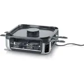 Severin Raclettegrill utan rök SEVENTO - - RG2379 - 1900W, rökutsug, 8 pannor, ILAG-beläggning utan PFAS, Svart
